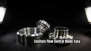 Katup Kupu-Kupu Penjepit Higienis untuk Farmasi Makanan