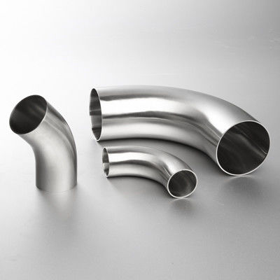 Harga bagus Fittings pipa baja tahan karat kelas makanan 304 siku 25mm higienis 90 derajat on line
