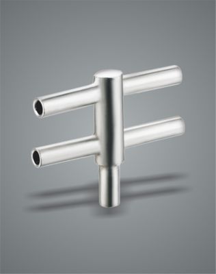 Harga bagus OEM Milking Machine Spare Parts , Air Tee type Milking Machine Components on line