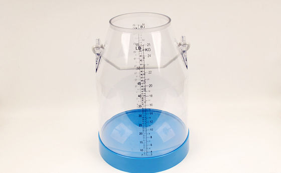 Harga bagus Transparent  Polycarbonate Bucket ,  32 Liter Goat Milking Bucket on line