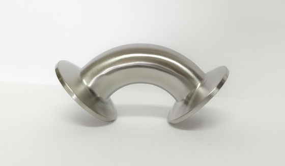 Harga bagus ODM 304 Pasang pipa stainless steel 90 derajat Tri Clamp siku on line