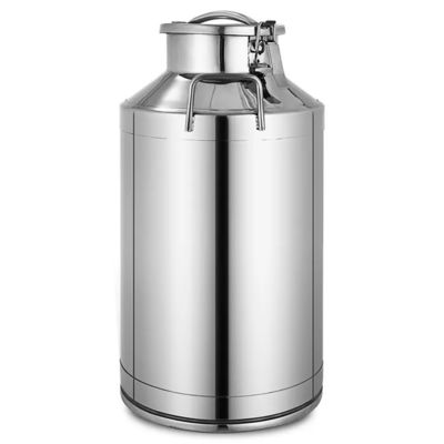 Harga bagus lid type Stainless Steel Milk Container , OEM  Ss Milk Can 50L on line
