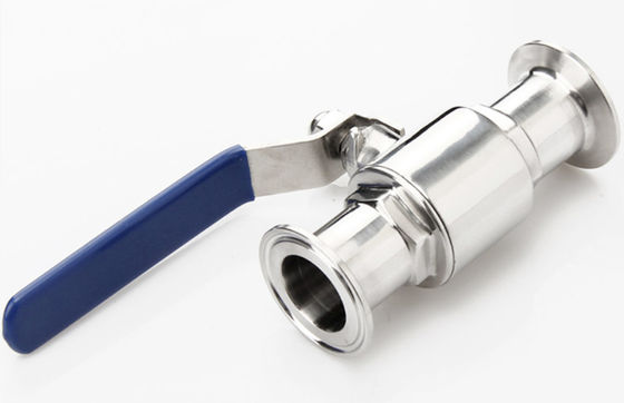 Harga bagus S/S 304 /316 Manual Tri Clamp Ball Valve , SS304  Two Way Stainless Steel Ball Valve on line