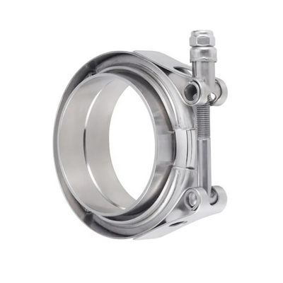 Harga bagus Male Female 304 Stainless Steel Pipe Fittings Flanged V Band Clamp on line