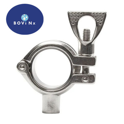 Harga bagus Fitting Pipa Stainless Steel 304 Food Grade Sanitasi Ferrule Single Pin Clamp on line