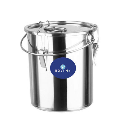 Harga bagus Sealed Stainless Steel Soup Pot Milk Container Large Capacity With Clamps on line
