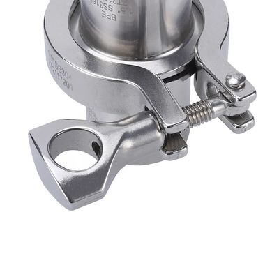 Harga bagus SS316L Pipe Fitting Connector 1.5 Inch Quick Installation BPE Tri Clamp Ferrule Pipe Fitting on line