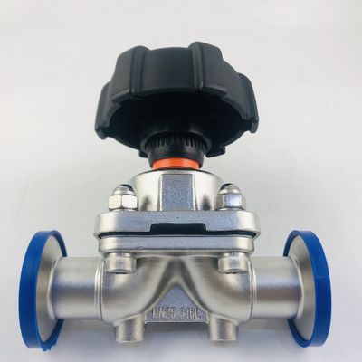 Harga bagus DN10 1/2 Inch Manual Diaphragm Valve PC Hand Wheel on line